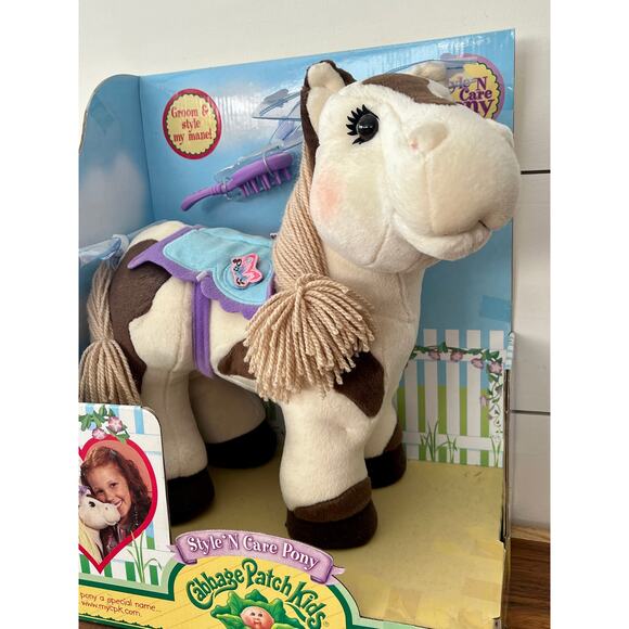 Cabbage Patch Kids Style & Care Pony Play Along Plush Collectible - Picture 3 of 8
